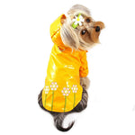 Polka Dots & Daisies Raincoat with Cotton Lining-AMAZON FACTORY