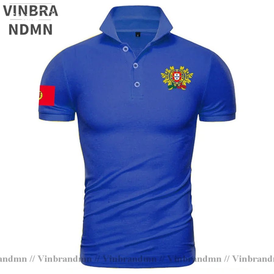 Portugal Portuguese Portuguesa PT Coat of Arms Polo Shirt Classic Brands Printed For Country 2023 Nation Team New Fashion Casual-AMAZON FACTORY