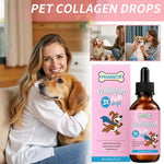 Professional 3X Collagen For Dogs Skin Coat Health Supplement Joint Care Liquid Drops Gentle Formula Pet Healthcare Essence Q7G4 - AMAZON FACTORY
