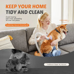 Professional Grade Premium Pet Grooming Vacuum Kit with Clippers with 2.5L Cup, 3 Suction Modes-AMAZON FACTORY