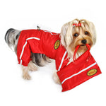 Raincoat Bodysuit with Reflective Stripes & Matching Pouch-AMAZON FACTORY