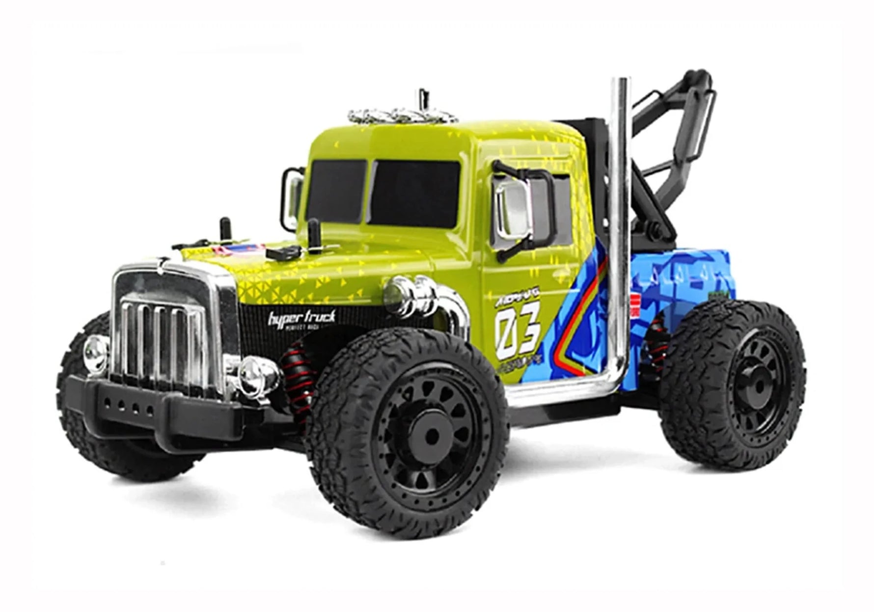 Retro 4WD 1:16 scale tow truck-AMAZON FACTORY
