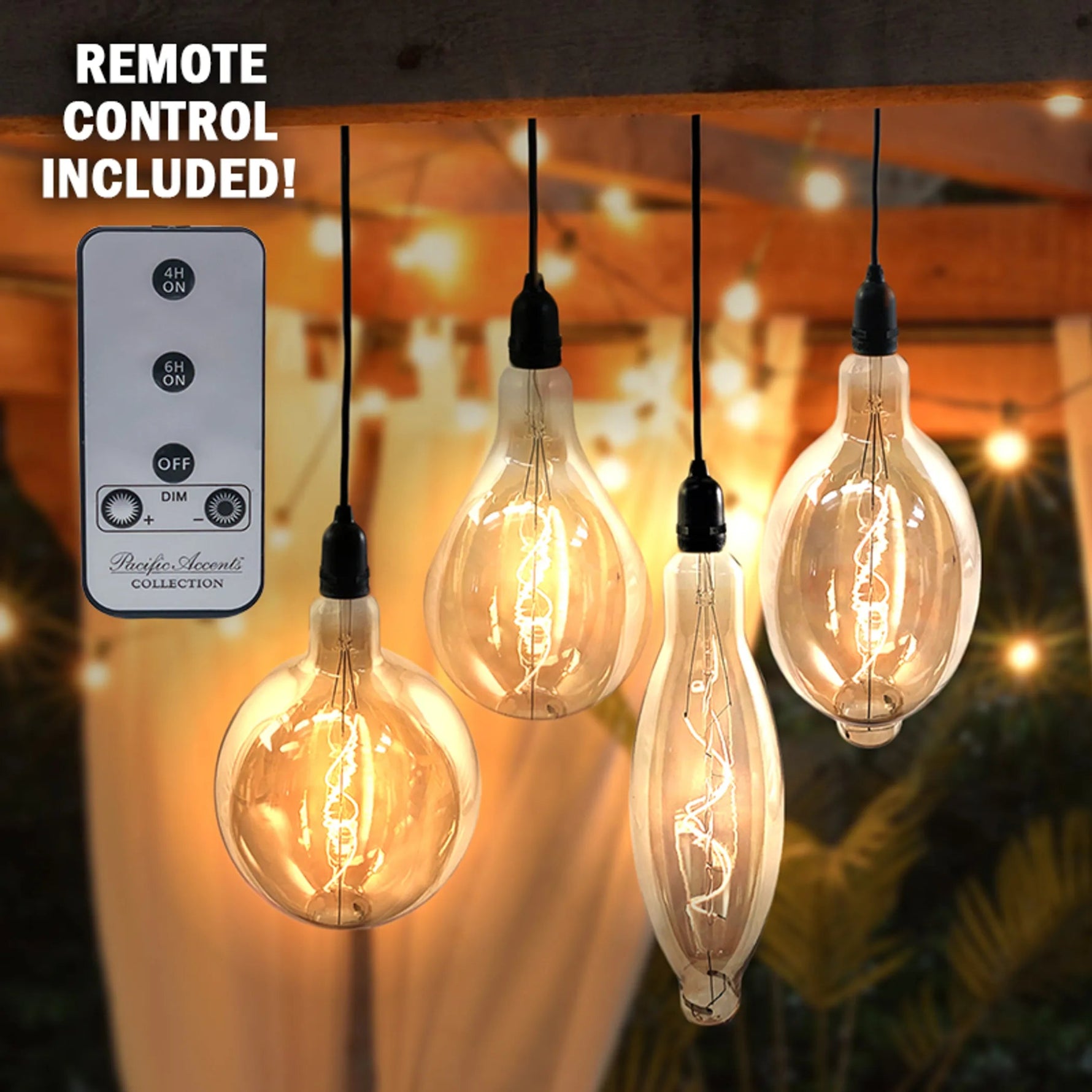 RetroEssence Battery Operated LED Vintage Light | by Pacific Accents-AMAZON FACTORY