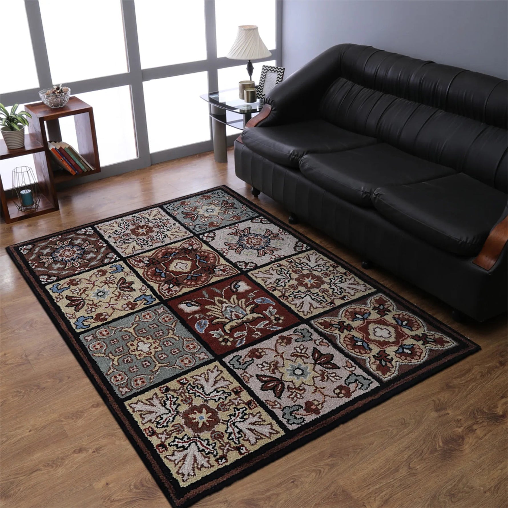 Rugsotic Carpets Hand Tufted Wool Area Rug Floral - AMAZON FACTORY