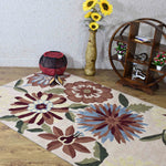 Rugsotic Carpets Hand Tufted Wool Area Rug Floral - AMAZON FACTORY