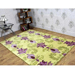 Rugsotic Carpets Hand Tufted Wool Area Rug Floral - AMAZON FACTORY