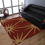 Rugsotic Carpets Hand Tufted Wool Area Rug Floral - AMAZON FACTORY