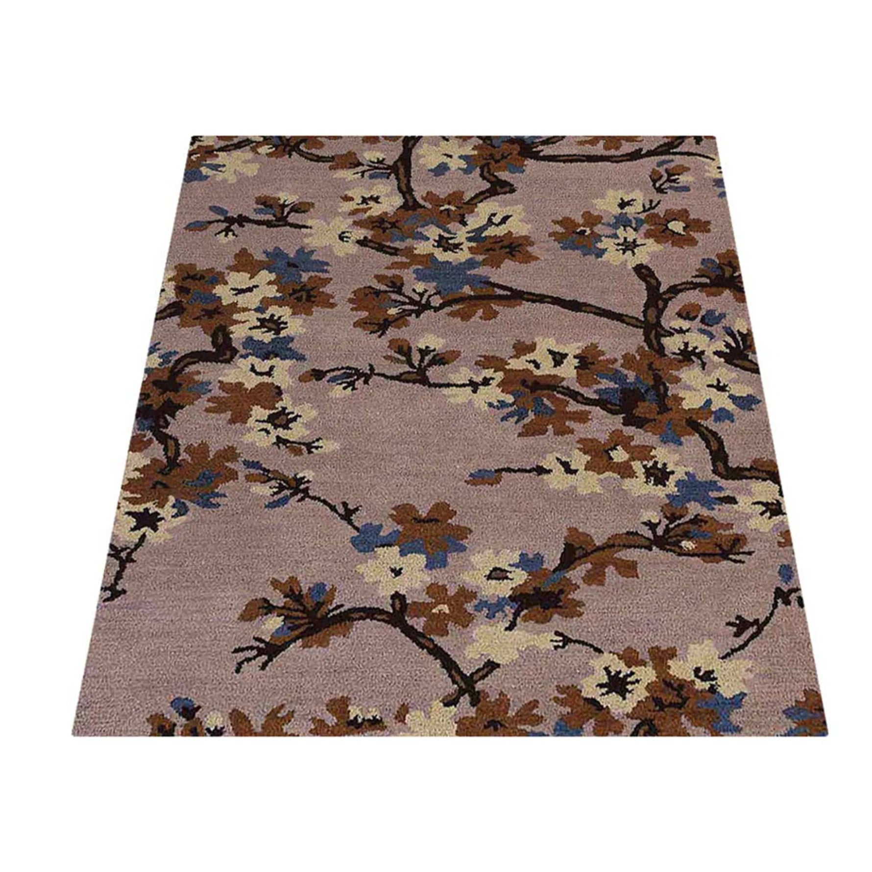 Rugsotic Carpets Hand Tufted Wool Area Rug Floral - AMAZON FACTORY