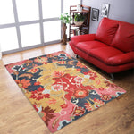 Rugsotic Carpets Hand Tufted Wool Area Rug Floral - AMAZON FACTORY