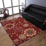 Rugsotic Carpets Hand Tufted Wool Area Rug Floral - AMAZON FACTORY