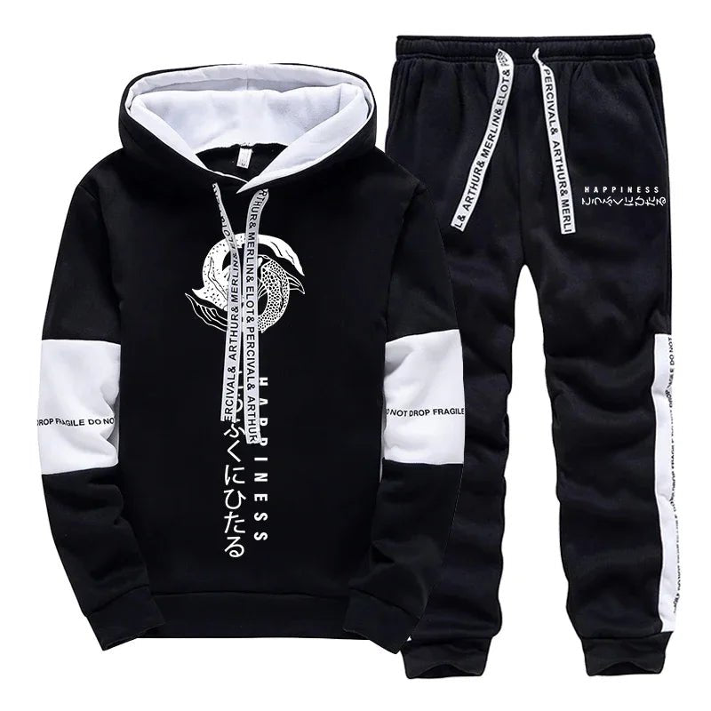 Single Soft Fabric Sweatshirts And Sweatpants 2026 Spring Hot Sales Men's Hooded Casual Outdoor Quality Sports Tracksuit-AMAZON FACTORY