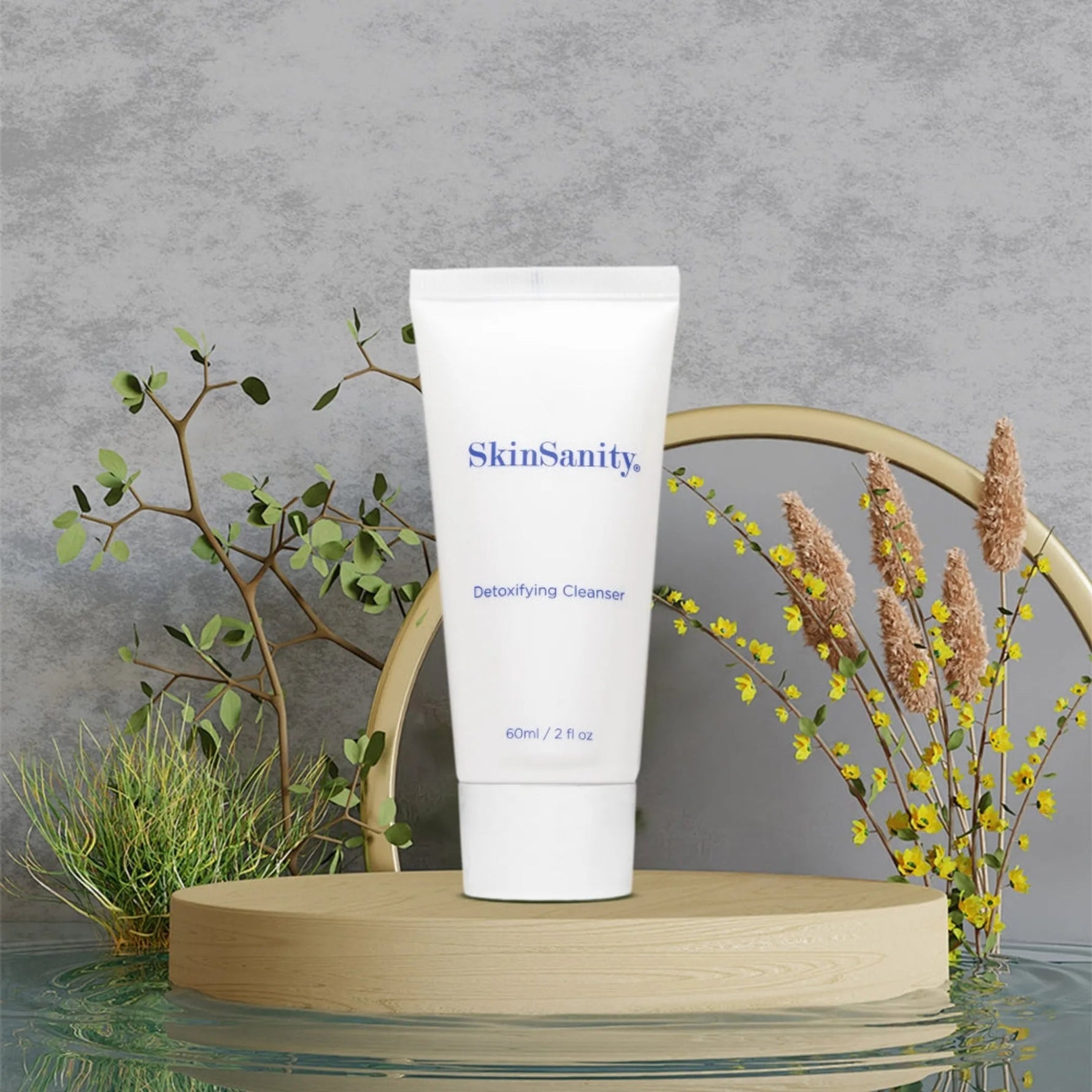 SkinSanity Detoxifying Facial Morning Cleanser 2 fl oz-AMAZON FACTORY