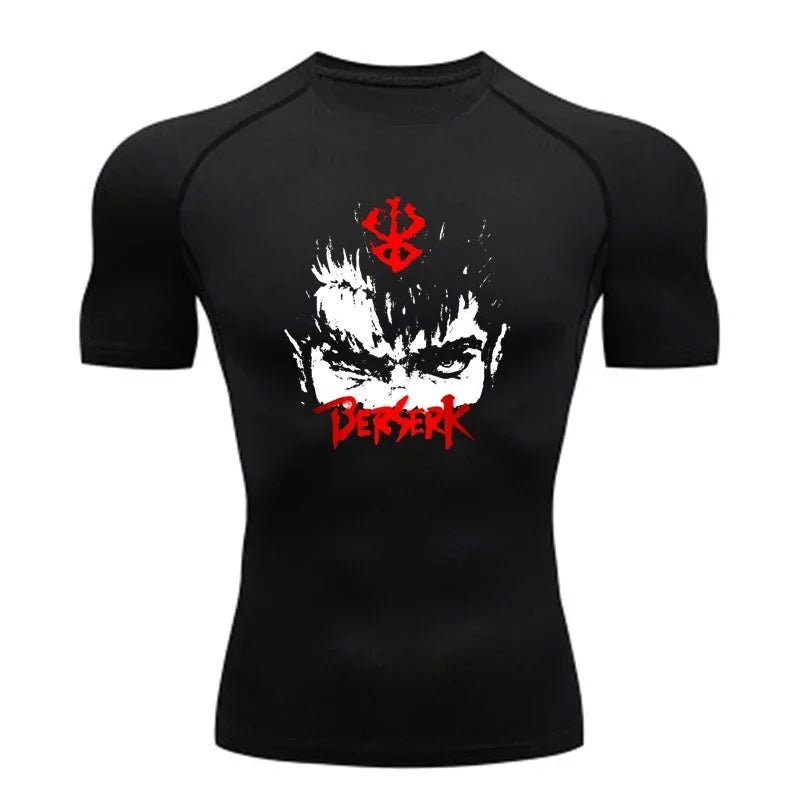 Sportswear for Men Gym Anime Berserker Men Compression T-shirt Sports Tights Fitness Long Sleeve Running Training Sportswear - AMAZON FACTORY