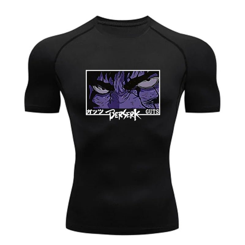 Sportswear for Men Gym Anime Berserker Men Compression T-shirt Sports Tights Fitness Long Sleeve Running Training Sportswear - AMAZON FACTORY