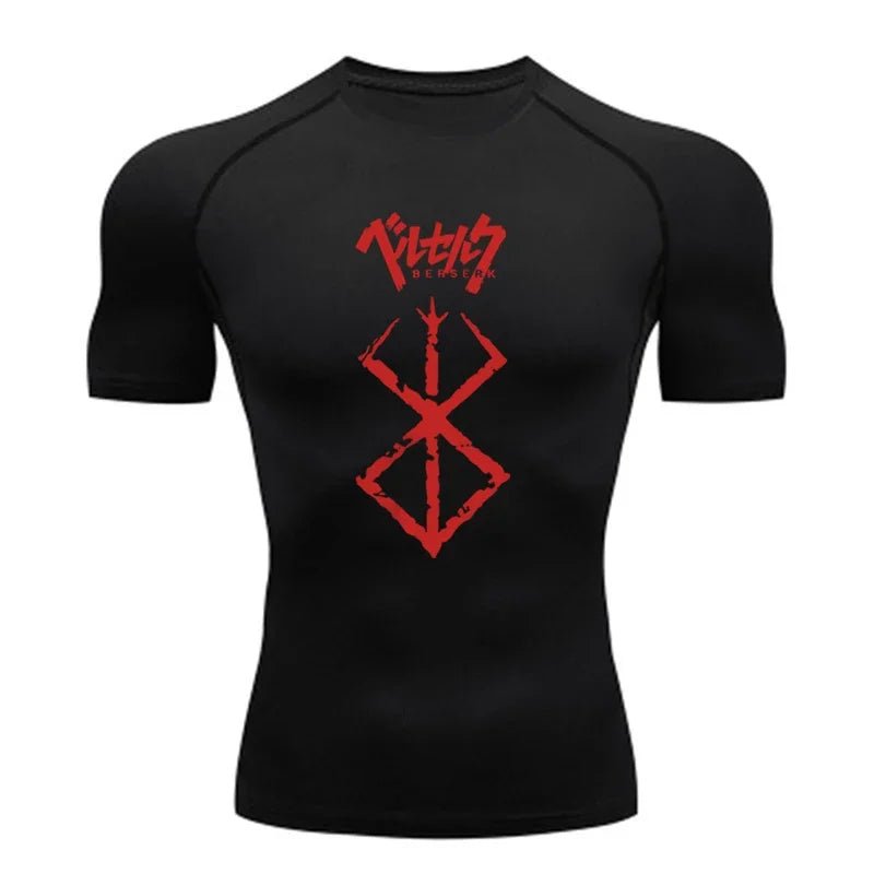 Sportswear for Men Gym Anime Berserker Men Compression T-shirt Sports Tights Fitness Long Sleeve Running Training Sportswear - AMAZON FACTORY