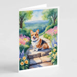 Spring Path Greeting Cards - Size: 5X7 | Pack Of: 8 | Collection name: Spring path-AMAZON FACTORY