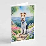 Spring Path Greeting Cards - Size: 5X7 | Pack Of: 8 | Collection name: Spring path-AMAZON FACTORY
