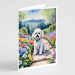Spring Path Greeting Cards - Size: 5X7 | Pack Of: 8 | Collection name: Spring path-AMAZON FACTORY