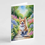 Spring Path Greeting Cards - Size: 5X7 | Pack Of: 8 | Collection name: Spring path-AMAZON FACTORY