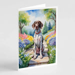 Spring Path Greeting Cards - Size: 5X7 | Pack Of: 8 | Collection name: Spring path-AMAZON FACTORY