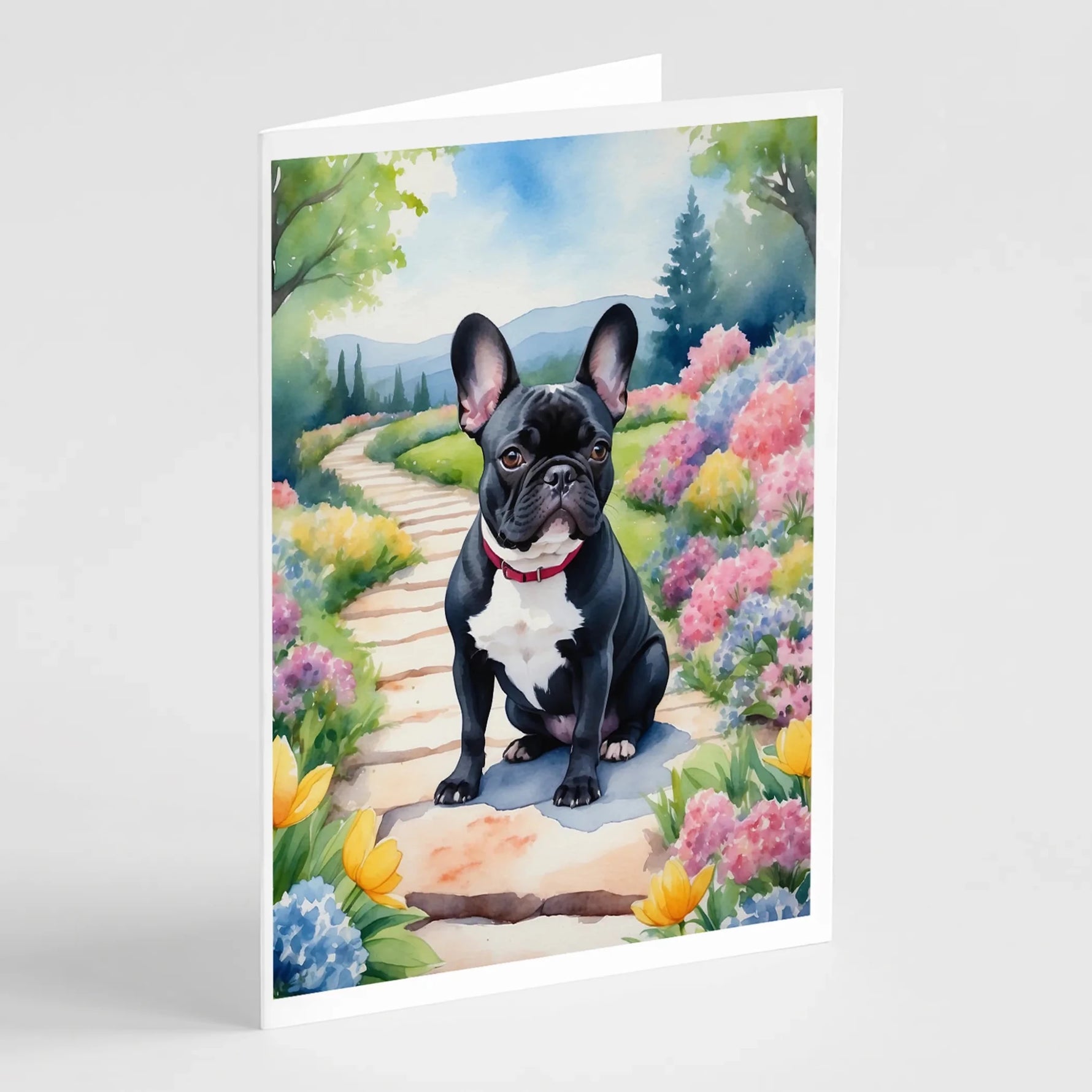Spring Path Greeting Cards - Size: 5X7 | Pack Of: 8 | Collection name: Spring path-AMAZON FACTORY