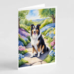 Spring Path Greeting Cards - Size: 5X7 | Pack Of: 8 | Collection name: Spring path-AMAZON FACTORY