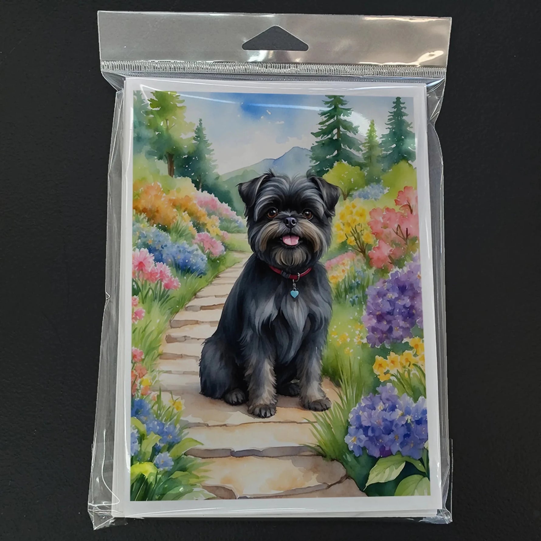 Spring Path Greeting Cards - Size: 5X7 | Pack Of: 8 | Collection name: Spring path-AMAZON FACTORY
