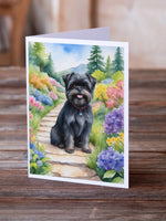 Spring Path Greeting Cards - Size: 5X7 | Pack Of: 8 | Collection name: Spring path-AMAZON FACTORY