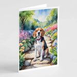 Spring Path Greeting Cards - Size: 5X7 | Pack Of: 8 | Collection name: Spring path-AMAZON FACTORY