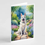 Spring Path Greeting Cards - Size: 5X7 | Pack Of: 8 | Collection name: Spring path-AMAZON FACTORY
