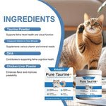 Taurine Powder For Cats Kittys Heart - Vision Daily Well - Ness Gentle On Sensitive Stomachs Cat Nutrient Supplement For Cat Food - AMAZON FACTORY