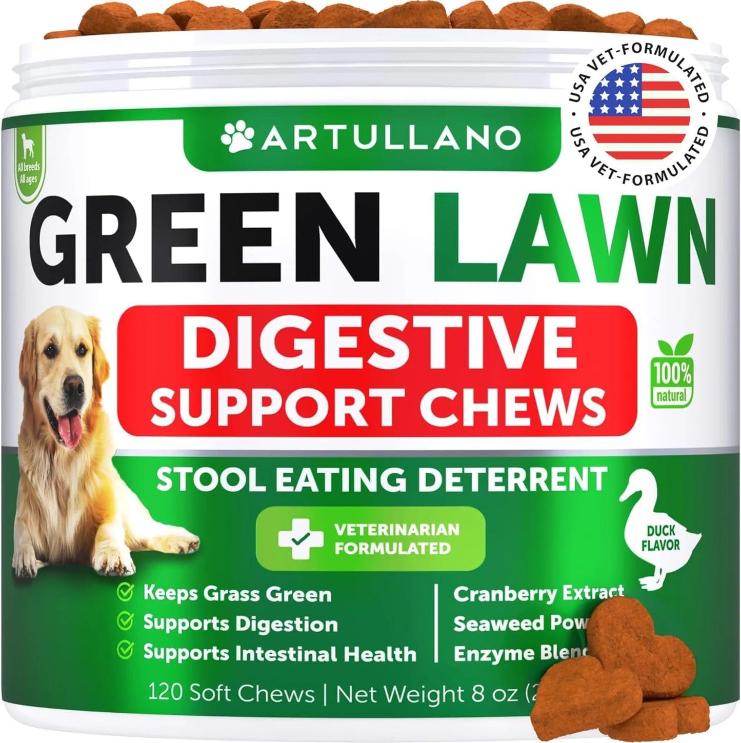 The Amazon Factory's Grass Burn Spot Chews for Dogs - AMAZON FACTORY