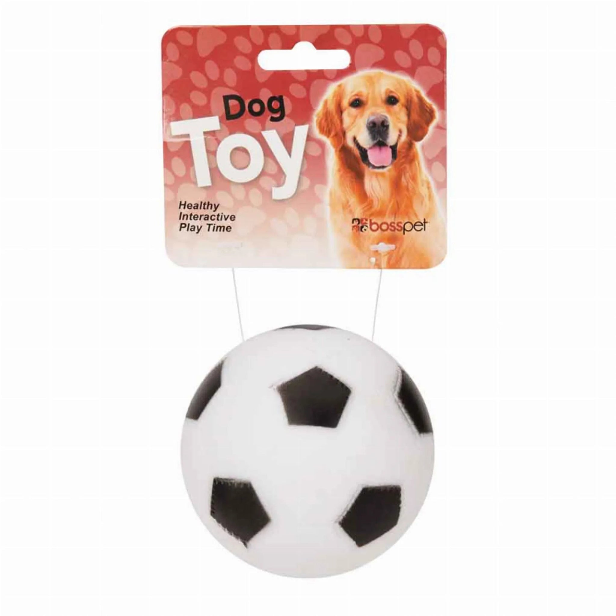 Dog Toy Healthy -Vinyl Soccer Ball Interactive Play Time-AMAZON FACTORY