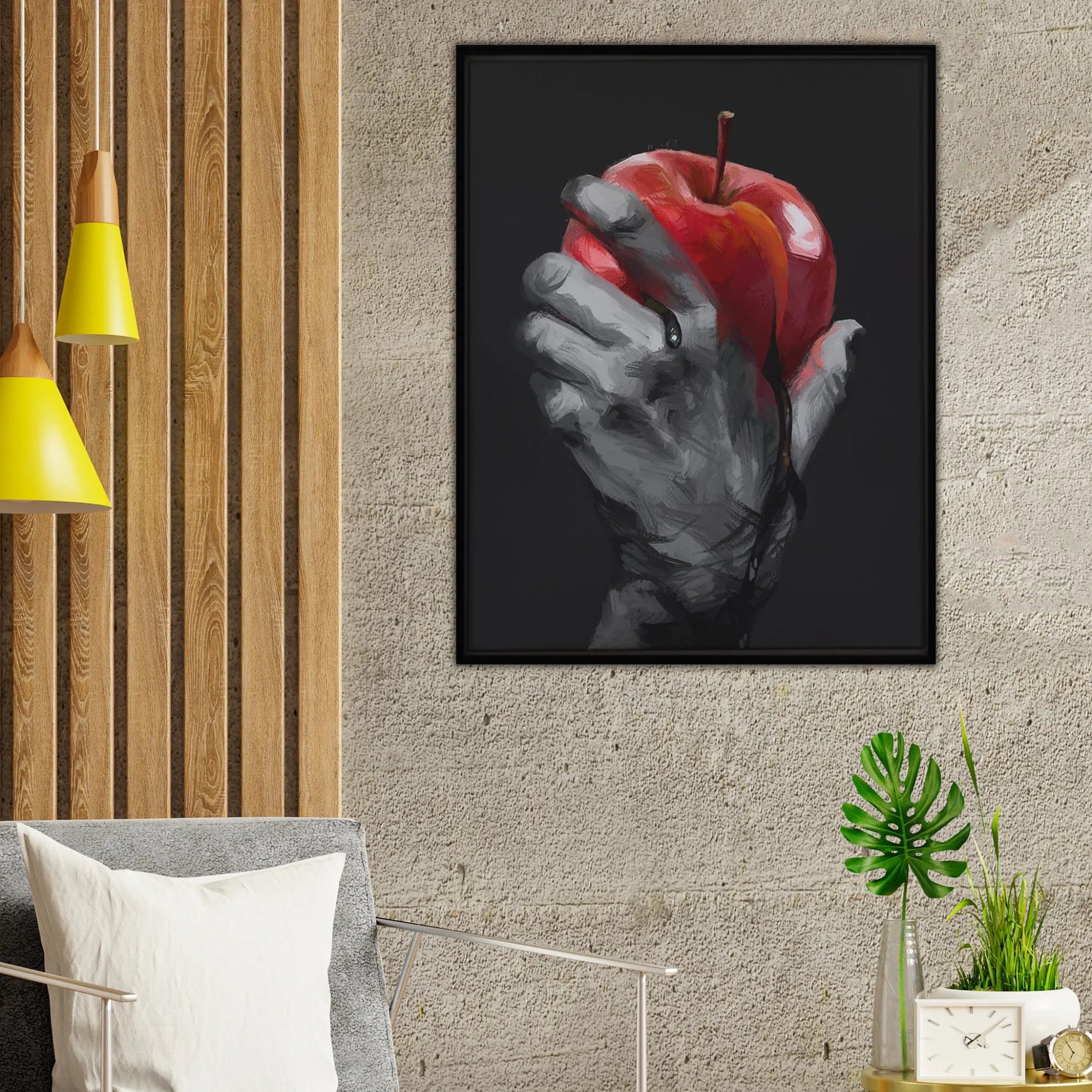 The Apple Art Print - Color: Multi | Pack Of: 1-AMAZON FACTORY
