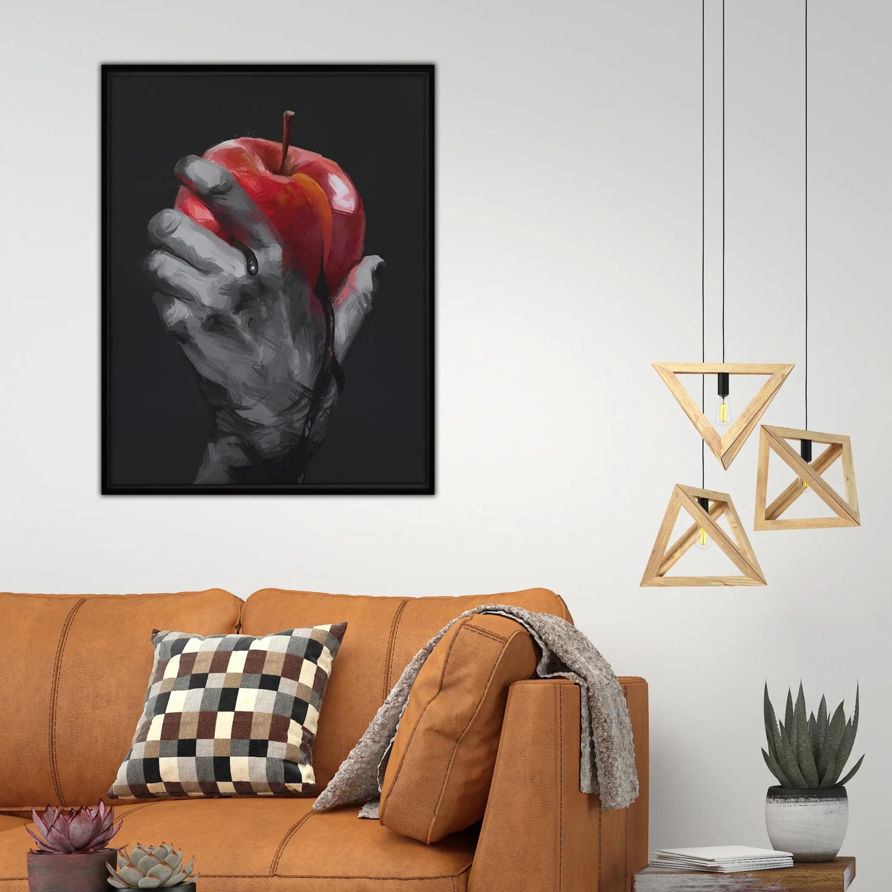 The Apple Art Print - Color: Multi | Pack Of: 1-AMAZON FACTORY