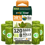 The Original Poop Bags Orange Scented USDA Biobased Rolls-AMAZON FACTORY