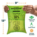 The Original Poop Bags Orange Scented USDA Biobased Rolls-AMAZON FACTORY