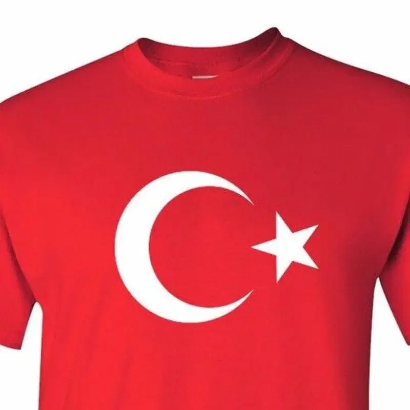 Turkey T shirt Turkish Flag National Team Turkiye Moon Pride Türkiye-AMAZON FACTORY