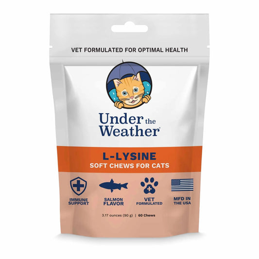 Under the Weather Cat L - Lysine Chews 60 ct. - AMAZON FACTORY
