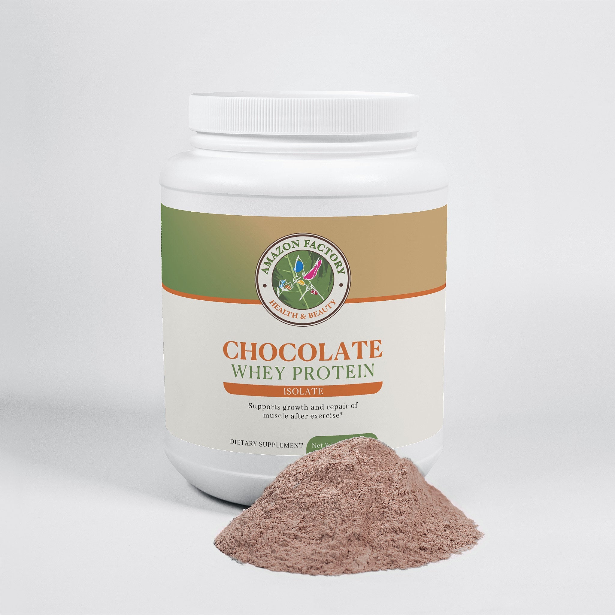 Chocolate Whey Protein Isolate-AMAZON FACTORY