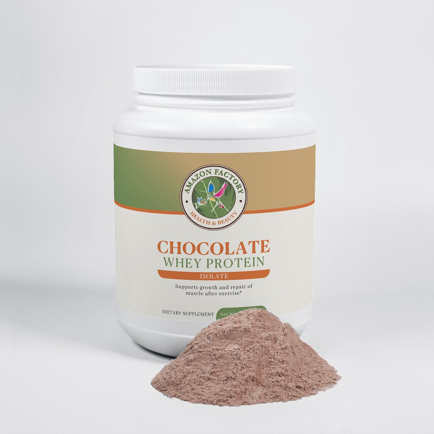 Whey Protein Isolate (Chocolate) - AMAZON FACTORY
