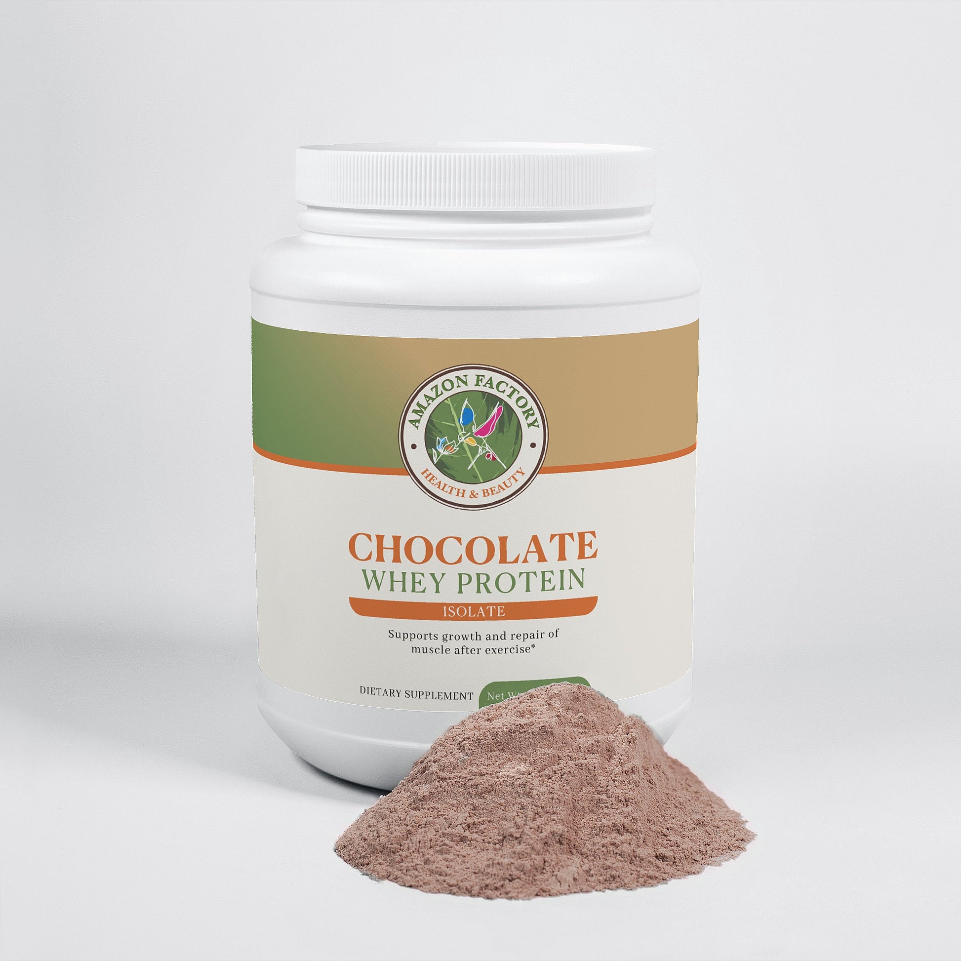 Whey Protein Isolate (Chocolate) - AMAZON FACTORY