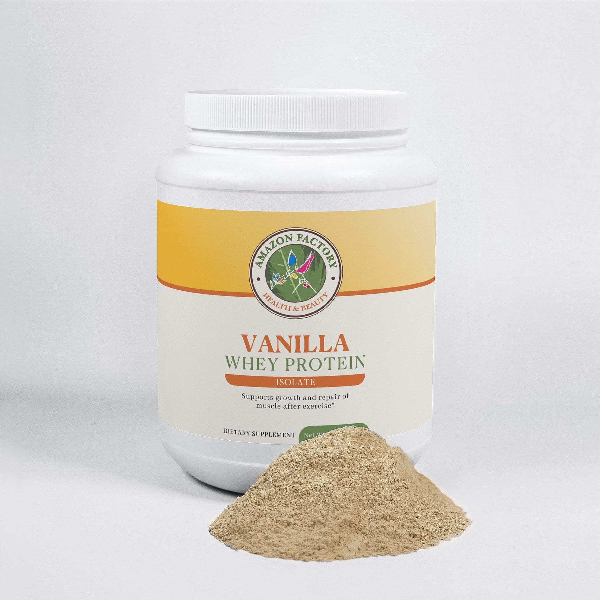 Whey Protein Isolate (Vanilla) - AMAZON FACTORY