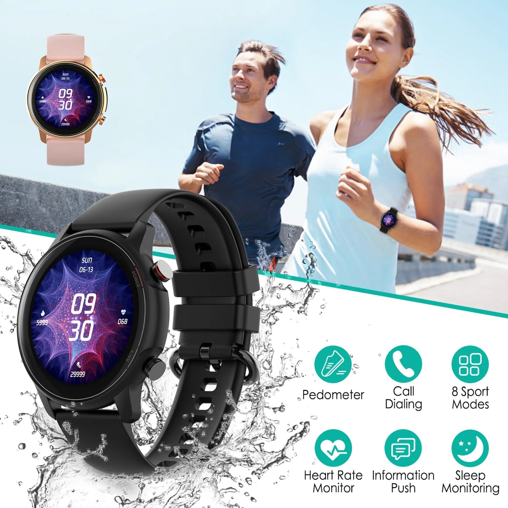 Wireless Smart Watch Fitness Tracker-AMAZON FACTORY