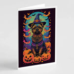 Witchy Halloween Greeting Cards - Size: 5X7 | Pack Of: 8 | Collection name: Witchy halloween-AMAZON FACTORY