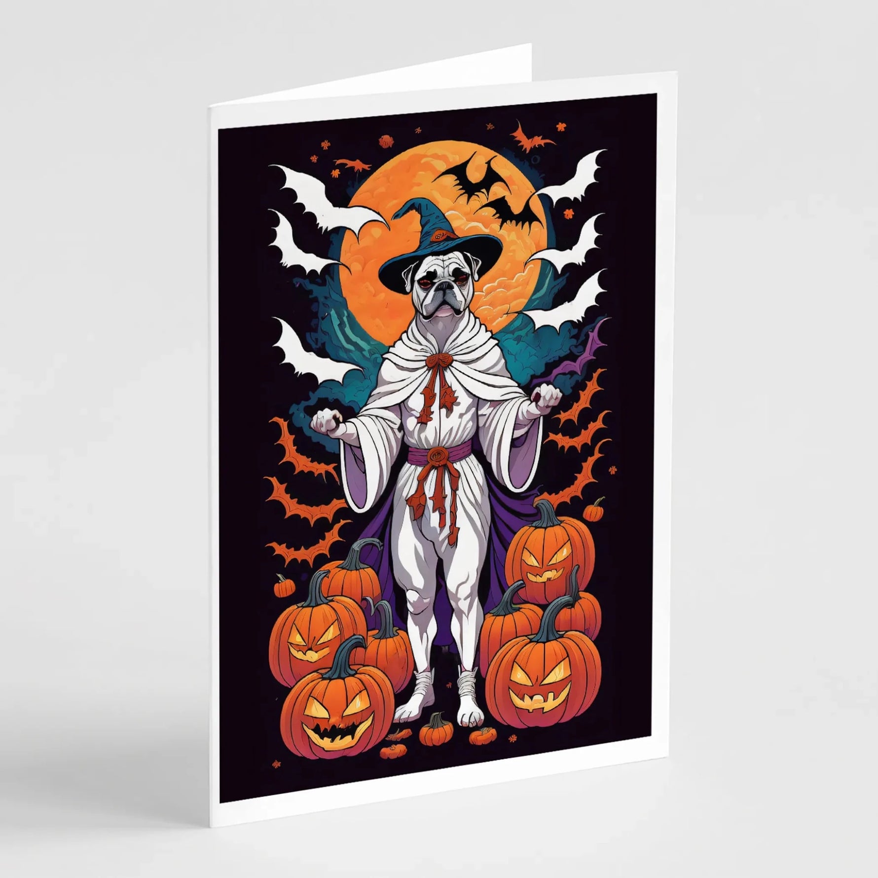 Witchy Halloween Greeting Cards - Size: 5X7 | Pack Of: 8 | Collection name: Witchy halloween-AMAZON FACTORY