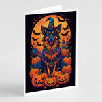 Witchy Halloween Greeting Cards - Size: 5X7 | Pack Of: 8 | Collection name: Witchy halloween-AMAZON FACTORY