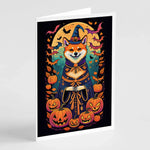 Witchy Halloween Greeting Cards - Size: 5X7 | Pack Of: 8 | Collection name: Witchy halloween-AMAZON FACTORY
