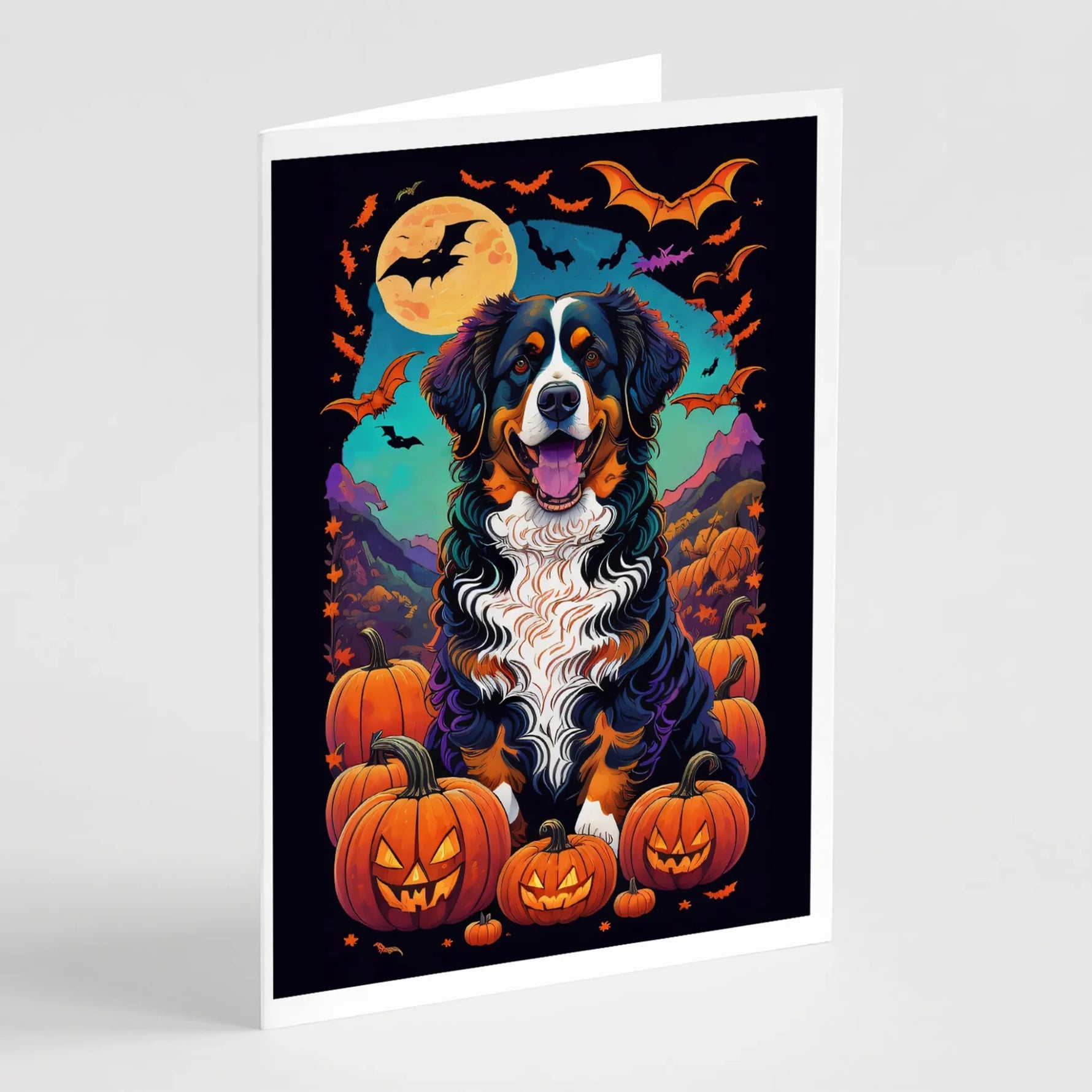 Witchy Halloween Greeting Cards - Size: 5X7 | Pack Of: 8 | Collection name: Witchy halloween-AMAZON FACTORY