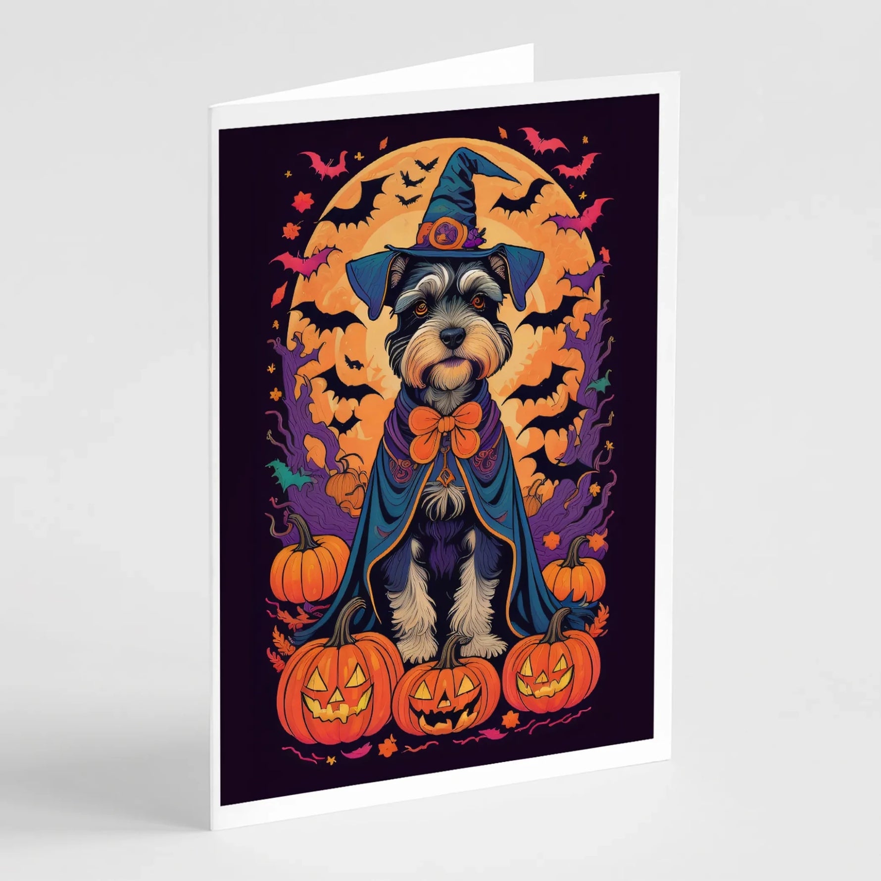 Witchy Halloween Greeting Cards - Size: 5X7 | Pack Of: 8 | Collection name: Witchy halloween-AMAZON FACTORY